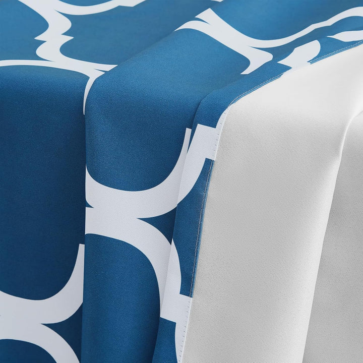 Melodieux Marokkanische Mode, wärmeisoliert, Raumverdunkelung, Verdunkelungsvorhänge für Wohnzimmer,