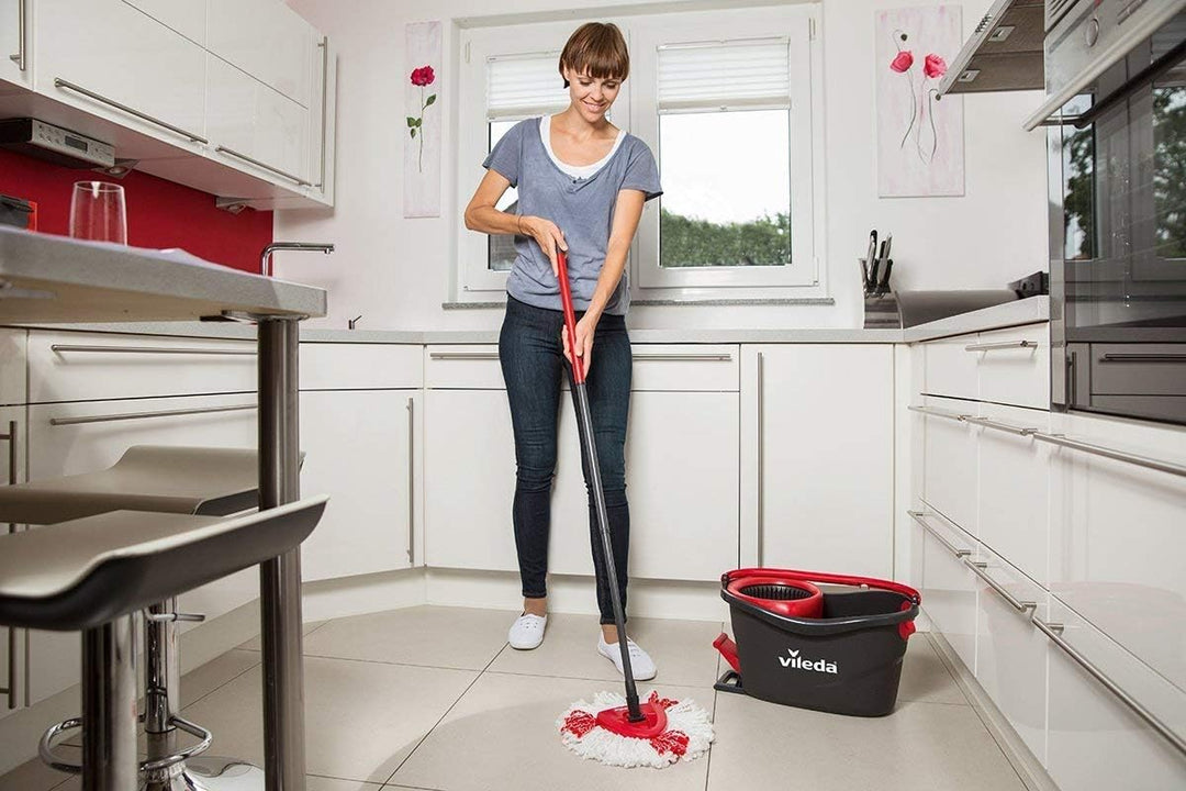Vileda 2 x Stück Vileda Turbo EasyWring & Clean 2in1 Ersatzkopf, mehrfarbig Single, Single