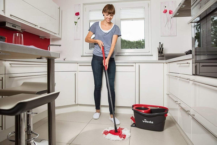 Vileda 2 x Stück Vileda Turbo EasyWring & Clean 2in1 Ersatzkopf, mehrfarbig Single, Single