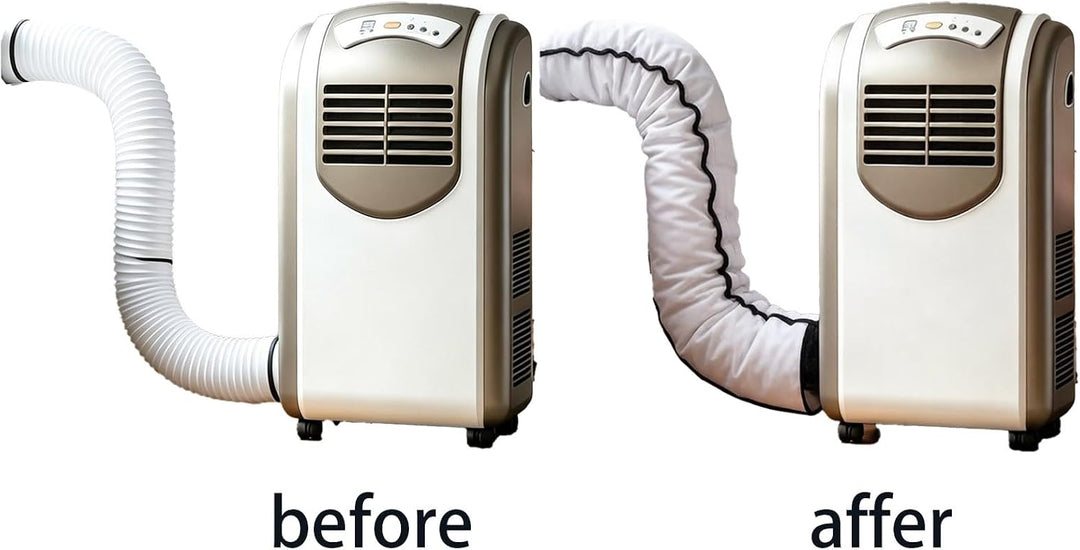 Generisch Isolierung für Klimaanlage Schlauch 150cm: Abluftschlauch Hitzeschutz für 5/5.9 Zoll (13/1