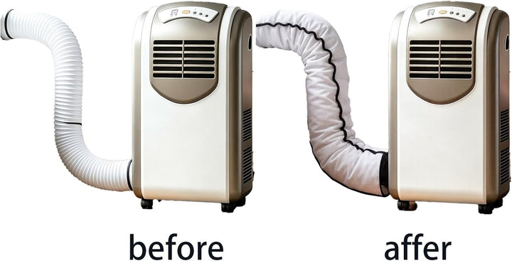 Generisch Isolierung für Klimaanlage Schlauch 150cm: Abluftschlauch Hitzeschutz für 5/5.9 Zoll (13/1