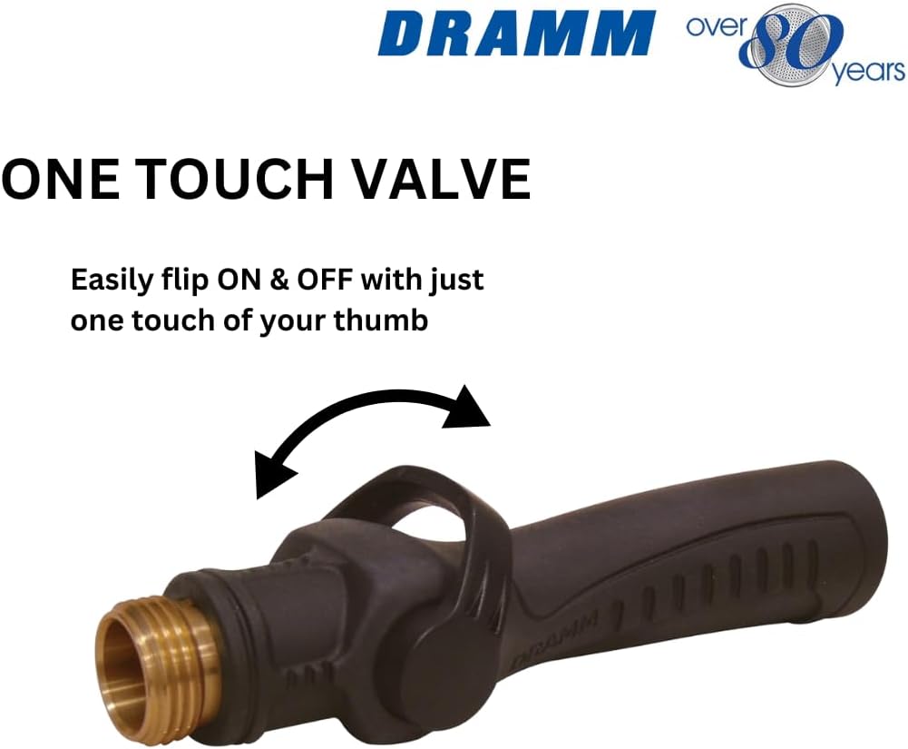 Dramm 74800 One Touch Ventil, Schwarz