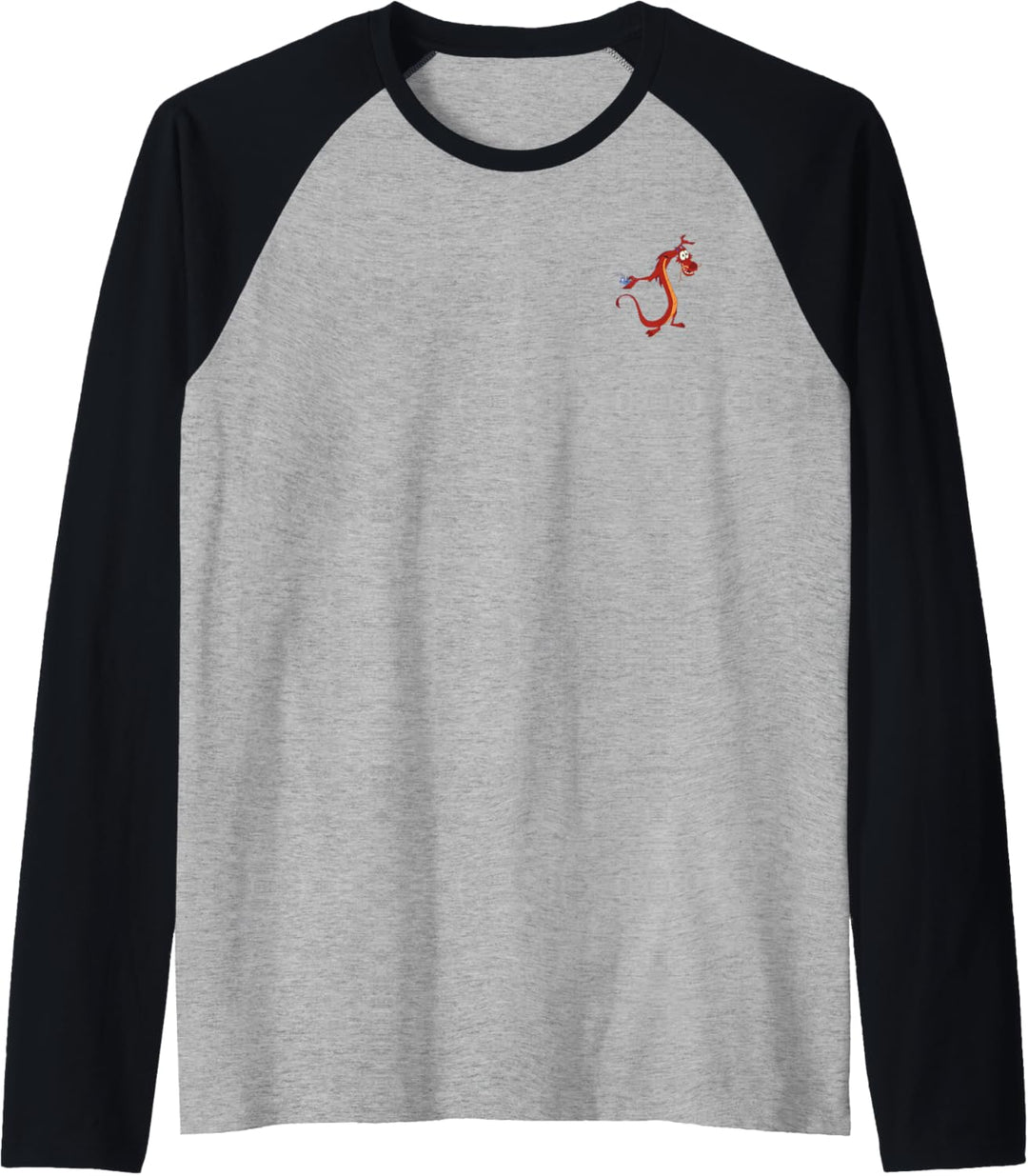 Disney Mulan Mushu Dragon And Cri-Kee Cricket Raglan