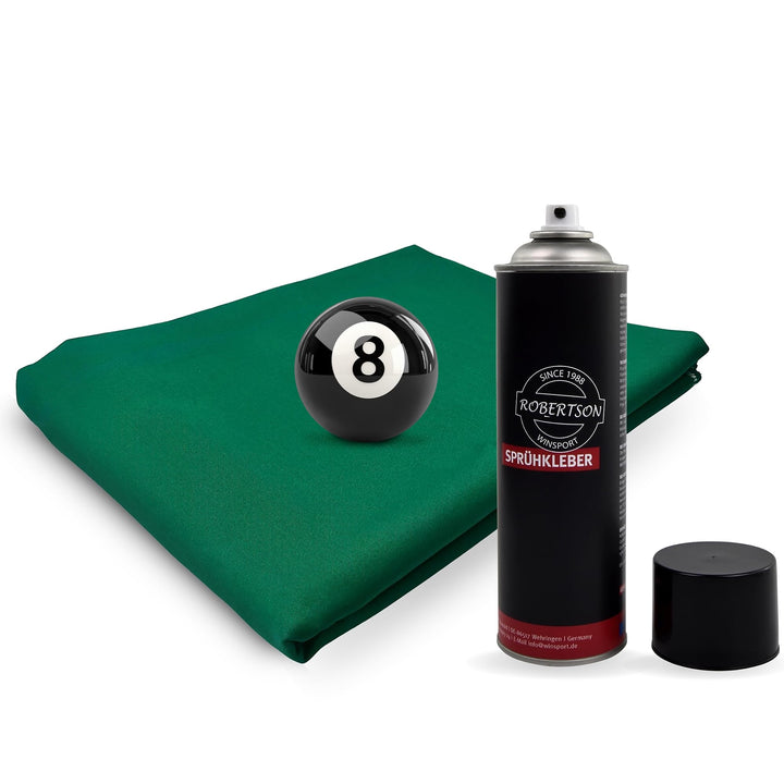 Winsport Billardtuch Arizona grün, Coupon 350x150cm für Spielfläche bis 8ft. inkl. Banden, hochwerti