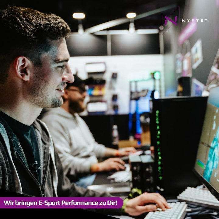 Nyfter - XXL Gaming Mauspad Nyfpad - 900x500mm Koi Premium Gaming Mousepad (Blossom-Black), Blossom-