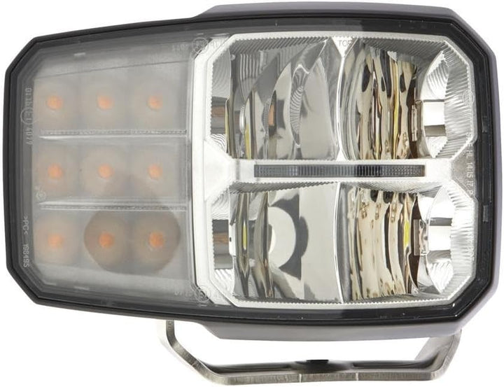 HELLA - LED-Hauptscheinwerfer - C140 - 24/12V - Anbau - Lichtscheibenfarbe: transparent - Stecker: D