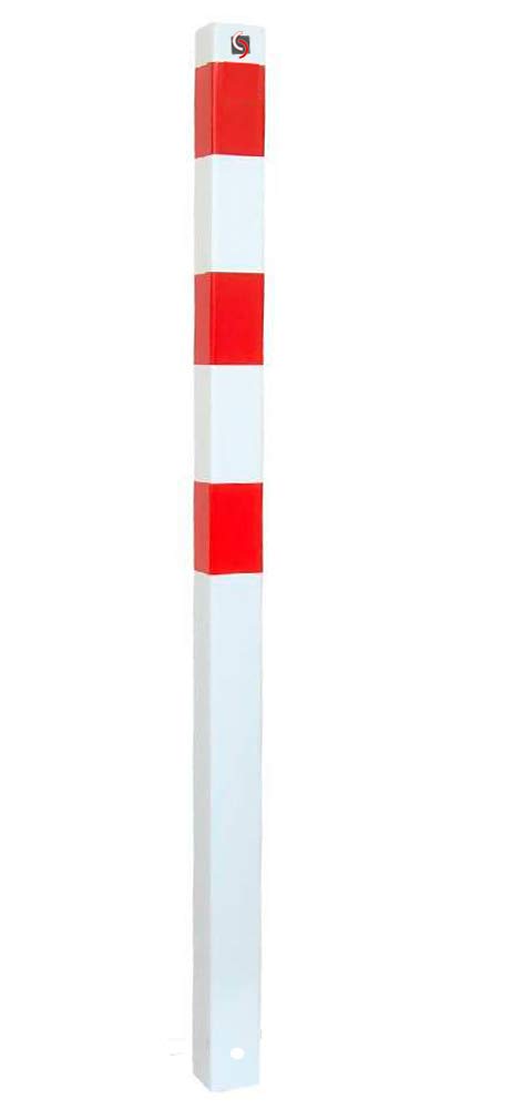 ABSPERRPFOSTEN 70x70mm Vierkantrohr, Ortsfest zum Einbetonieren, mit 1 Öse, Poller, Parkplatzsperre