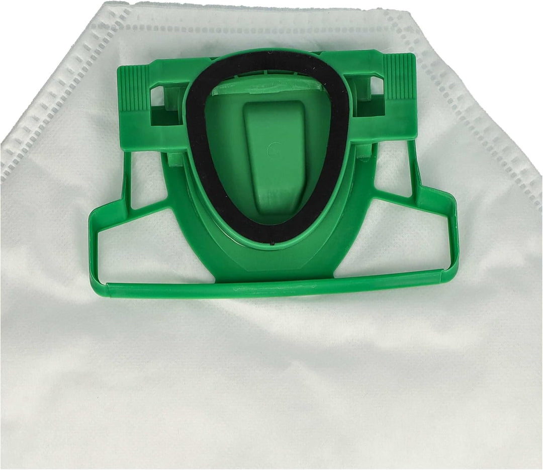 vhbw 20x Staubbeutel kompatibel mit Vorwerk Kobold FP200, VK200 Staubsauger - 31cm x 26cm Grün Weiss