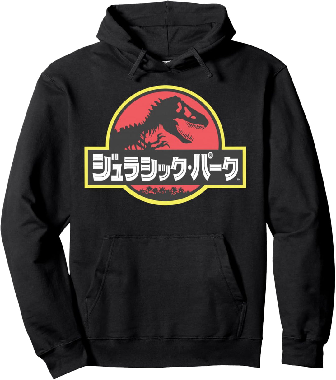 Jurassic Park Kanji Fade Logo Pullover Hoodie