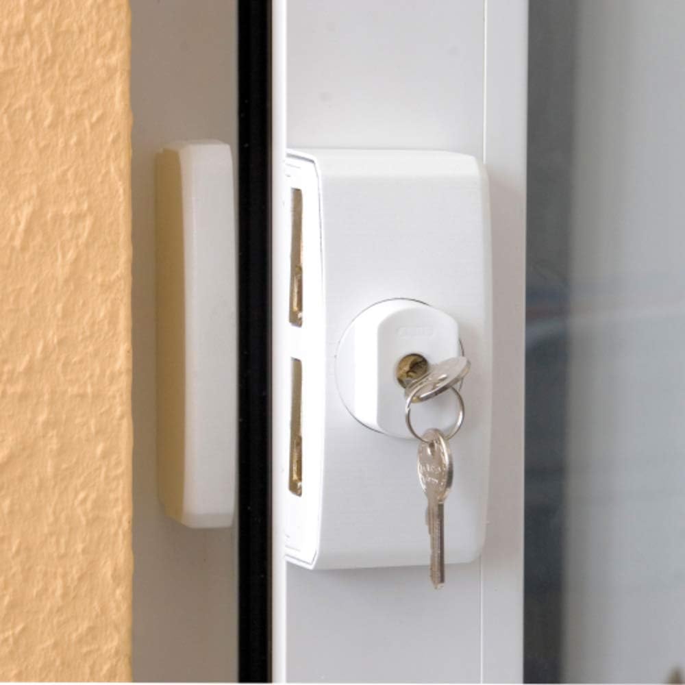 ABUS Fenster-Zusatzsicherung FTS96A AL0125 - Fensterschloss mit intuitivem Schliessmechanismus und A