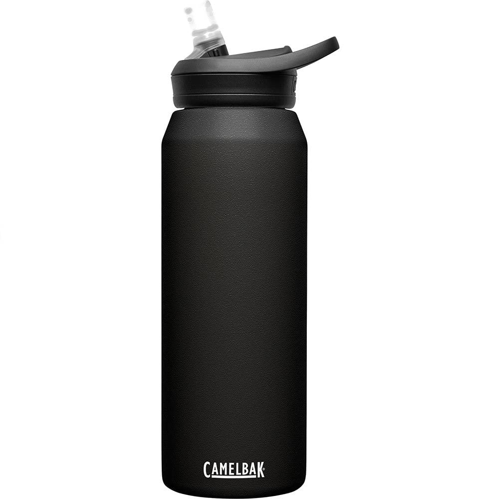 Camelbak Eddy+ vakuumisolierte Edelstahlflaschen Schwarz 1L Schwarz, 1L Schwarz