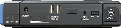 revolt Powerbank Auto: Notebook-Powerbank mit Kfz-Starthilfe & 2X USB, 12.000 mAh / 400 A (Powerbank