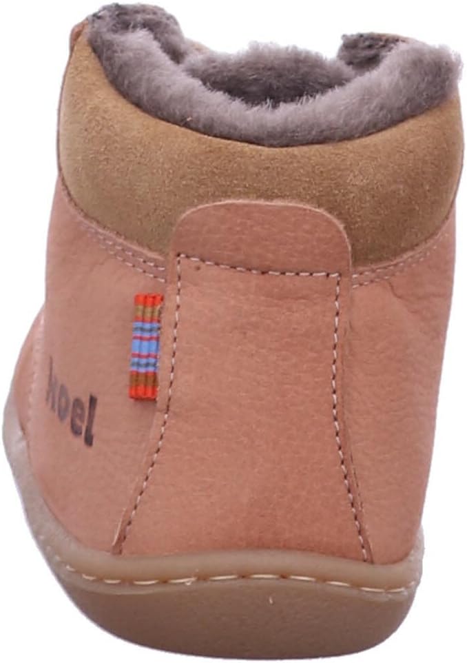 KOEL Barefoot Lauflernschuhe - Bill 2.0 Lambswool Cognac 20 EU Old Pink, 20 EU Old Pink