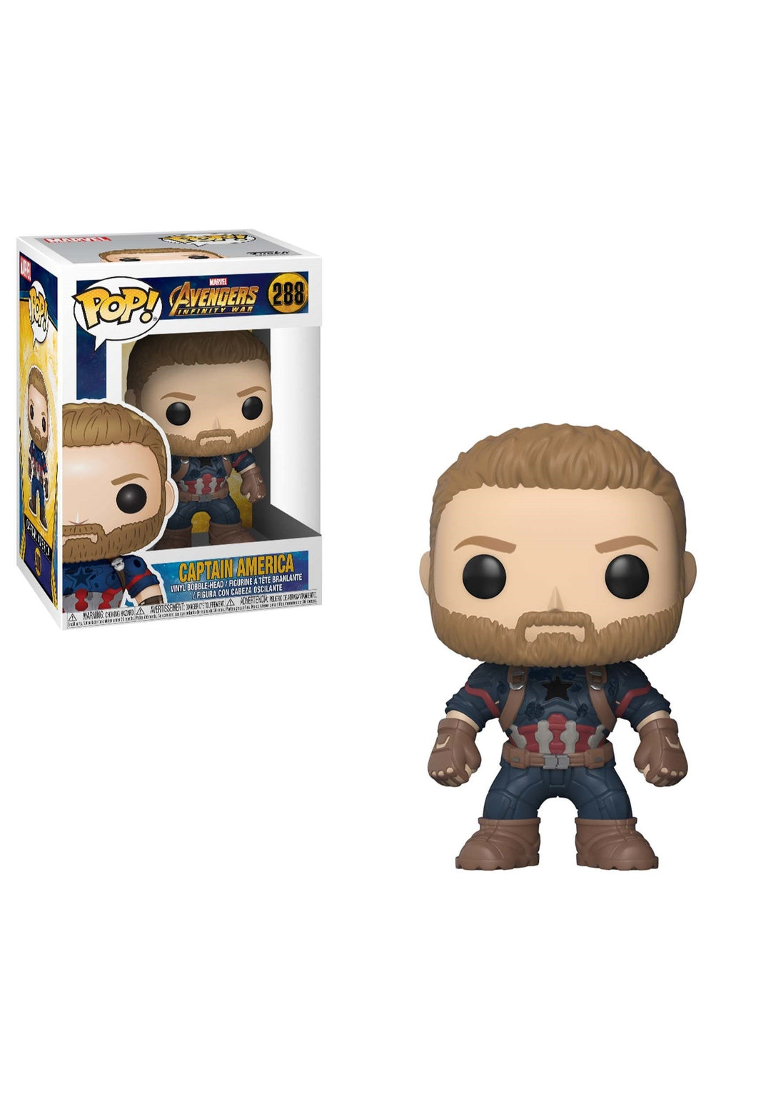 Funko Marvel: Marvel Avengers Infinity War - Captain America - Vinyl-Sammelfigur - Geschenkidee - Of