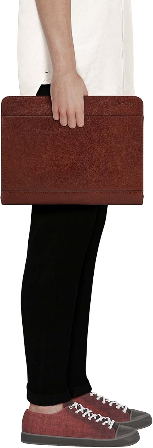 Picard Herren Schreibmappe BUDDY aus Büffelleder OneSize | mit Reissverschluss | Schreibmappe | Busi