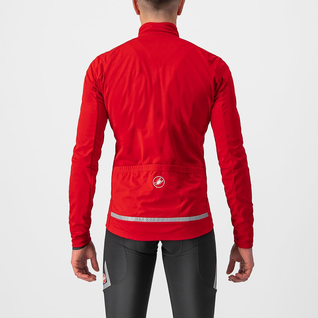 CASTELLI Herren Go Jacket Jacket S RED/SILVER GRAY, S RED/SILVER GRAY