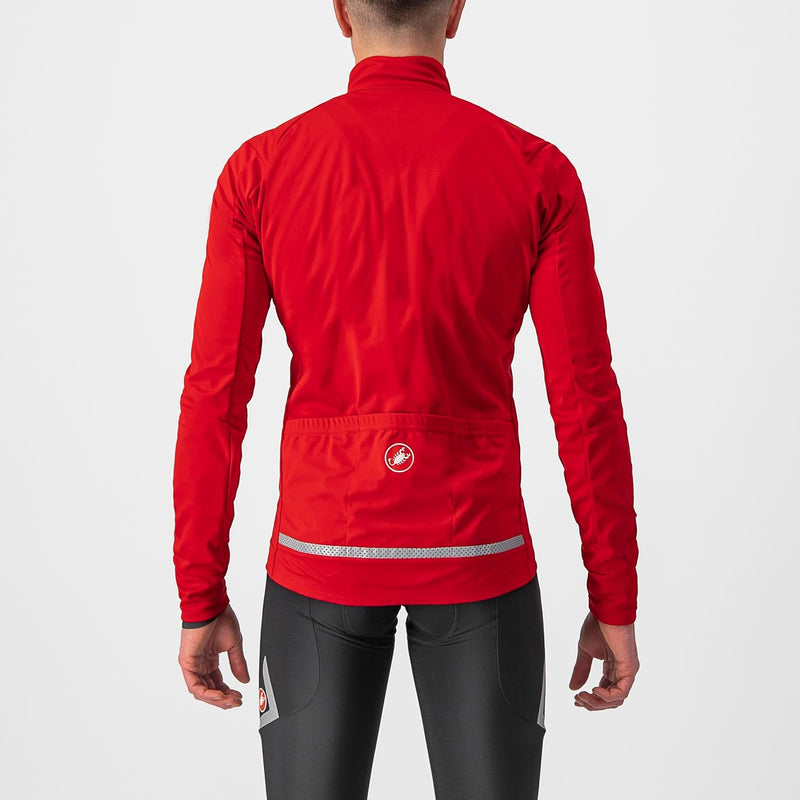 CASTELLI Herren Go Jacket Jacket S RED/SILVER GRAY, S RED/SILVER GRAY