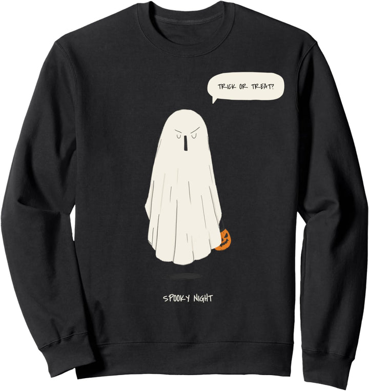 Ghost Trick or Treat Lustiges Kostüm Halloween Sweatshirt