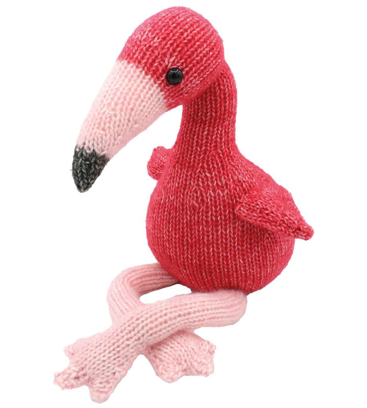 Hardicraft Strickpaket Strickset zum selber Machen mit Anleitung und Material für Chris Flamingo, ca