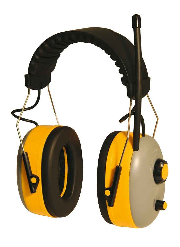 Kerbl 34725 Gehörschutz mit FM-Radio, Gelb