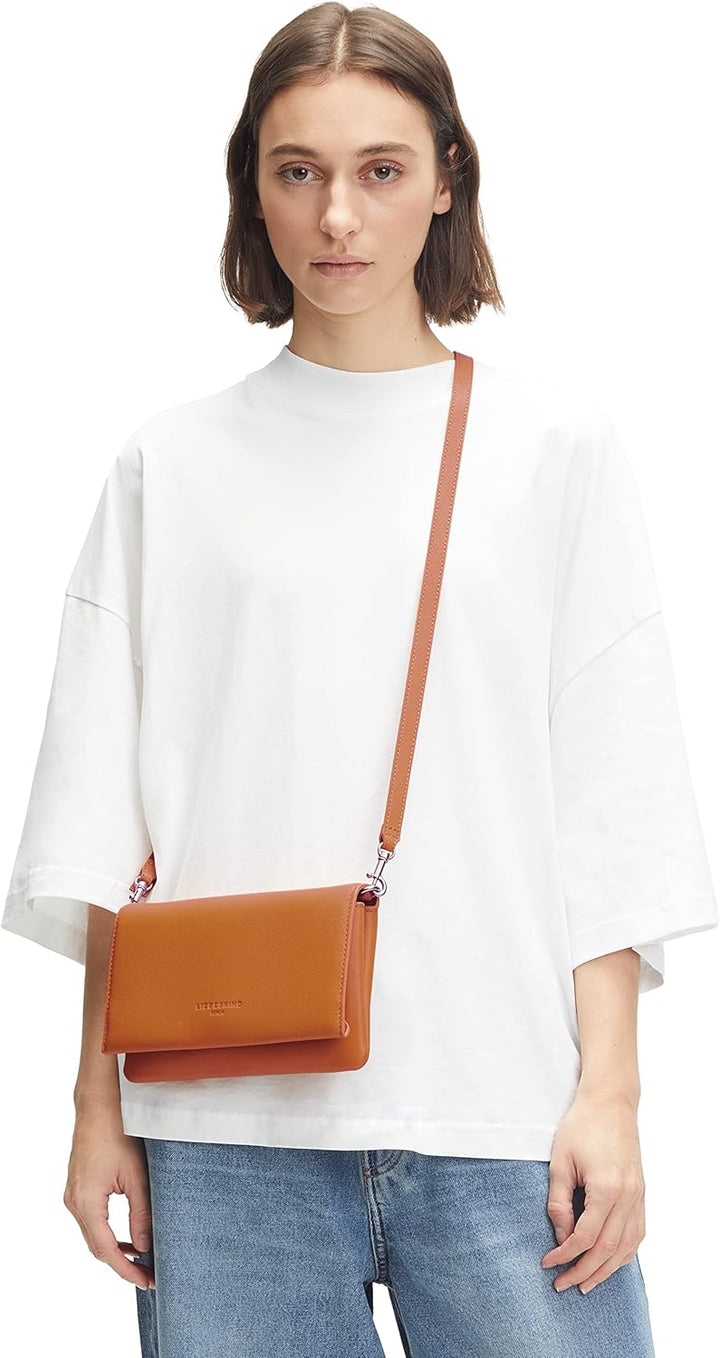 Liebeskind Damen Clutch Crossbody XS Brick, Brick