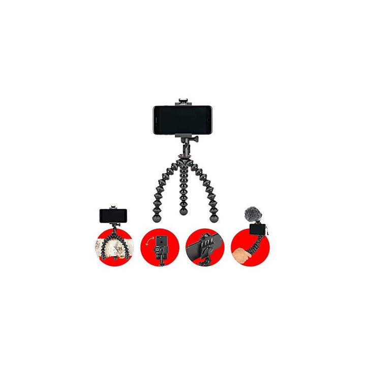 JOBY JB01551-BWW GripTight PRO 2 + GorillaPod Universal-Handy-Halter + Flexi-Stativ in Profi-Ausführ