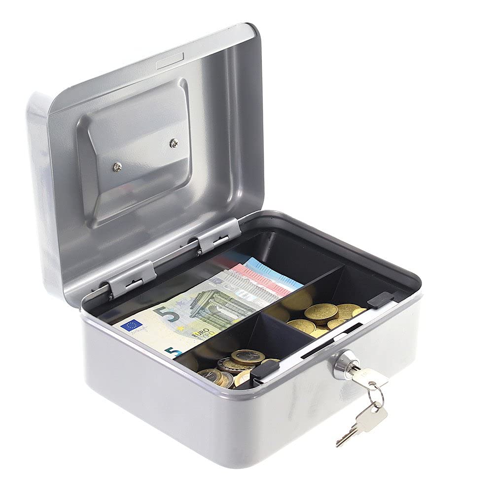 Rottner Geldkassette HomeStar Cash 2-silber-(BxH) 200x90 mm