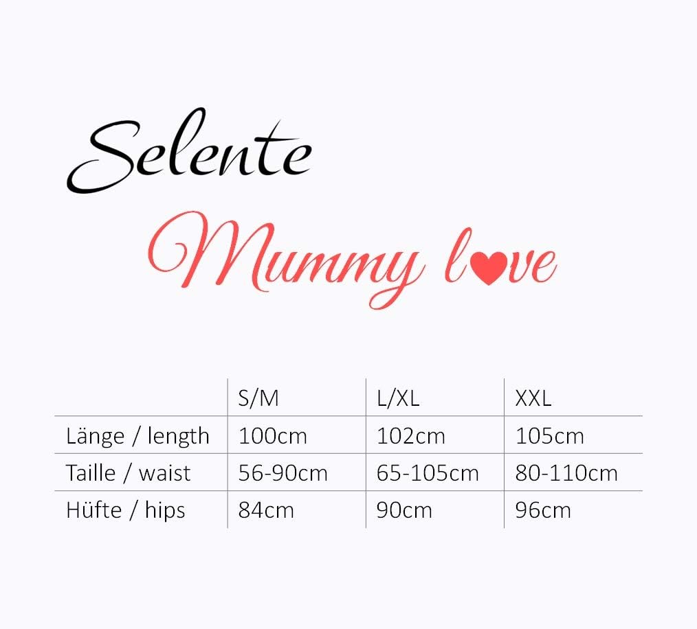 Selente Mummy Love Damen Lange Umstandshose/Umstandsleggins/Umstandstreggins (Made in EU) für die Sc