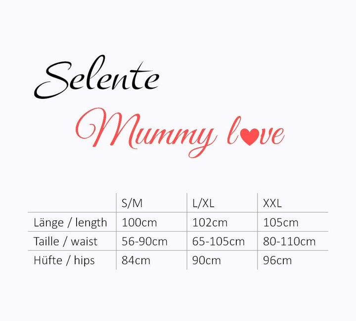 Selente Mummy Love Damen Lange Umstandshose/Umstandsleggins/Umstandstreggins (Made in EU) für die Sc