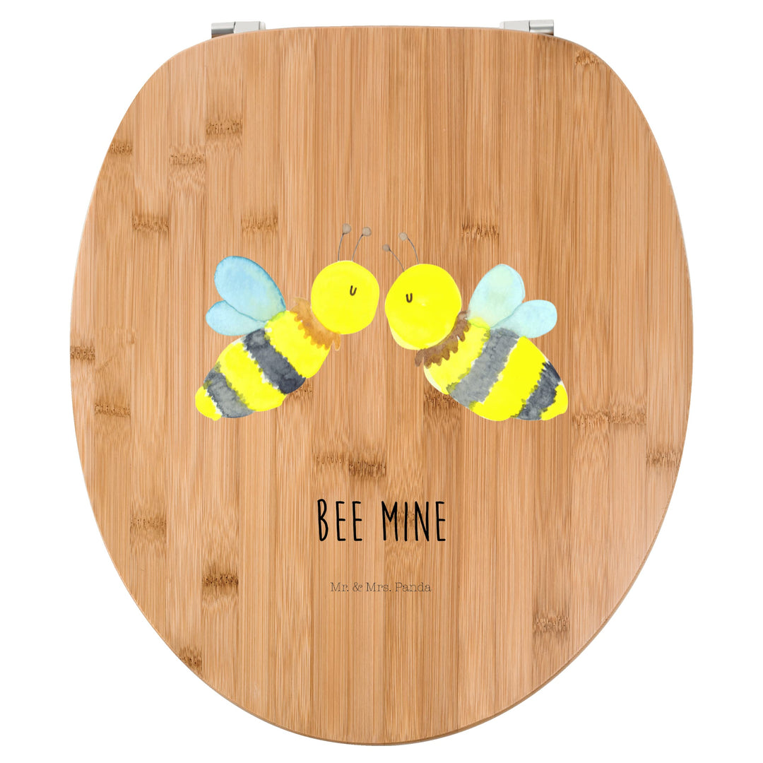 Mr. & Mrs. Panda Motiv WC Sitz Biene Liebe - Geschenk, Wespe, Klodeckel, Klobrille, Toilette, WC-Sit