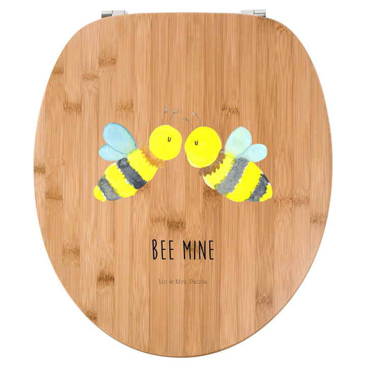 Mr. & Mrs. Panda Motiv WC Sitz Biene Liebe - Geschenk, Wespe, Klodeckel, Klobrille, Toilette, WC-Sit