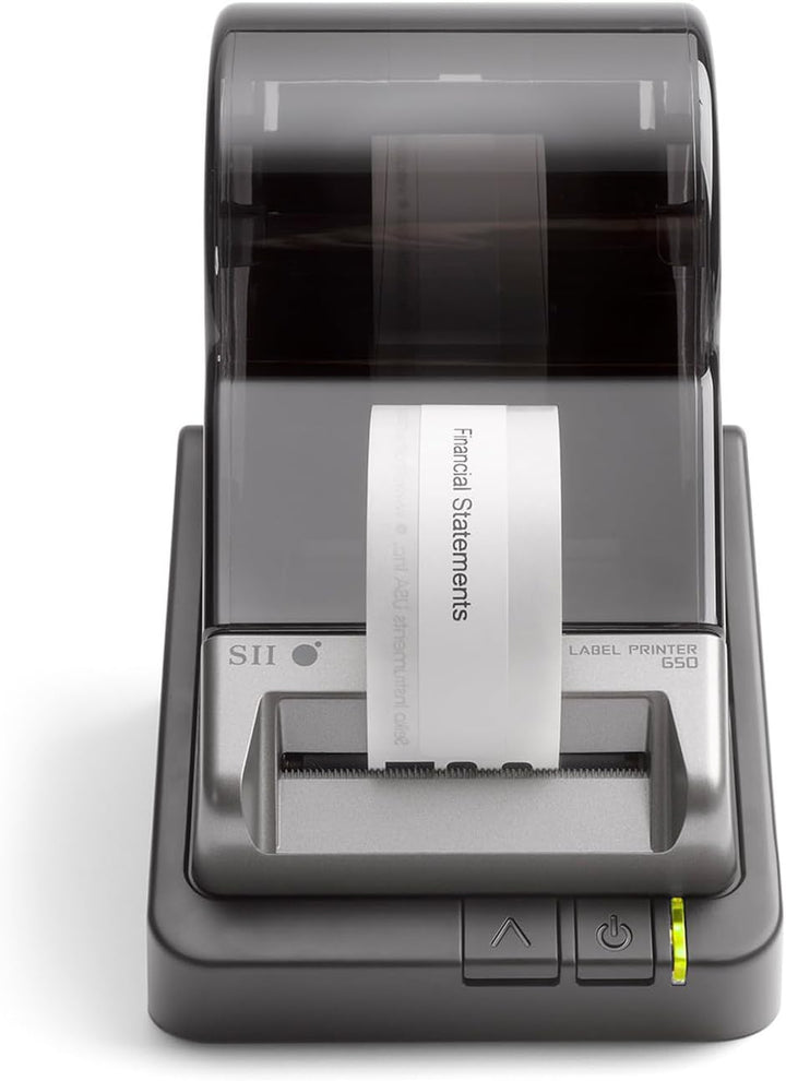 Seiko Instruments SLP650-EU Smart Label Printer, schwarz, Schwarz Single USB, Single USB