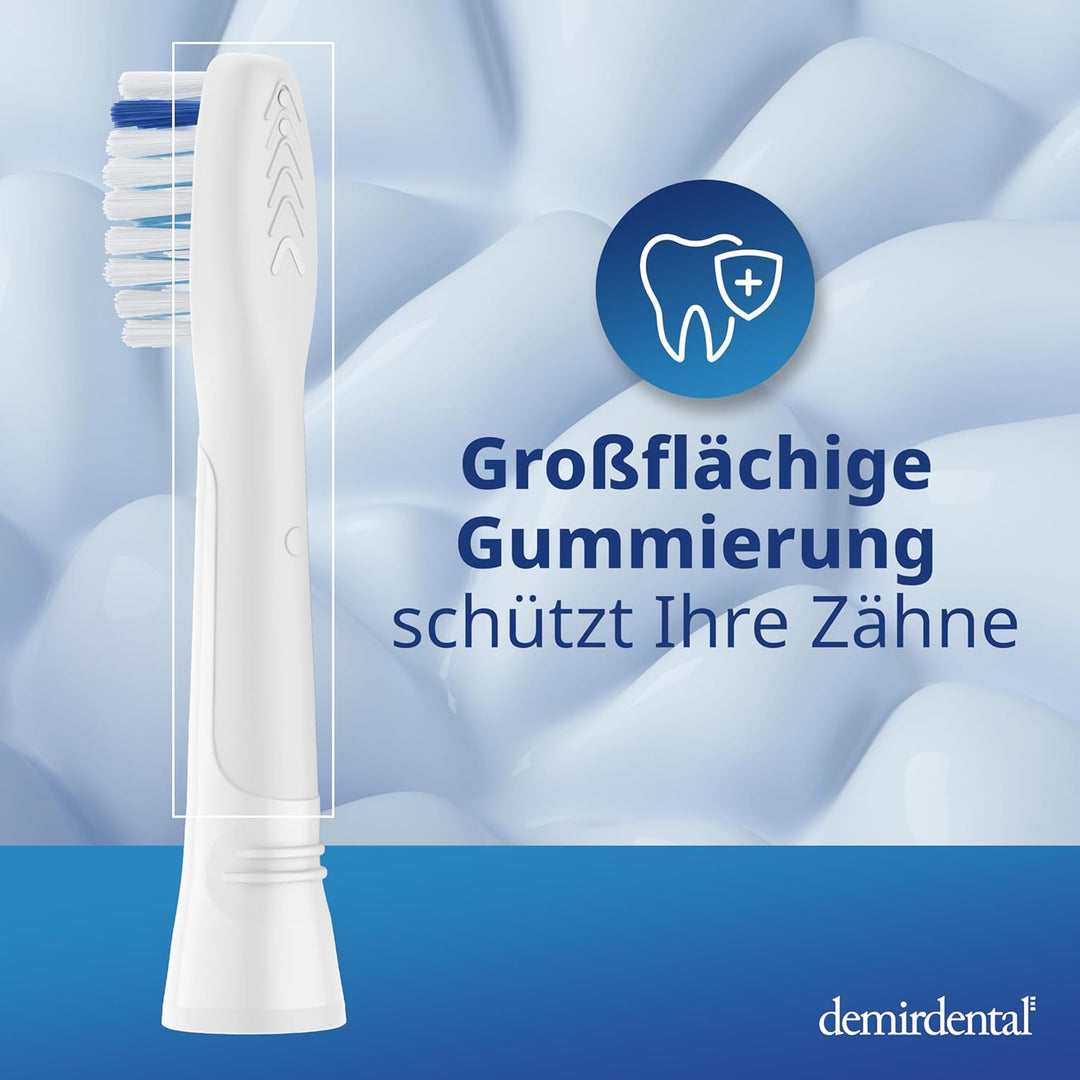 Sensitive Aufsteckbürsten von demirdental für Oral-B Pulsonic, weiche Ersatzbürsten, auch für Slim O