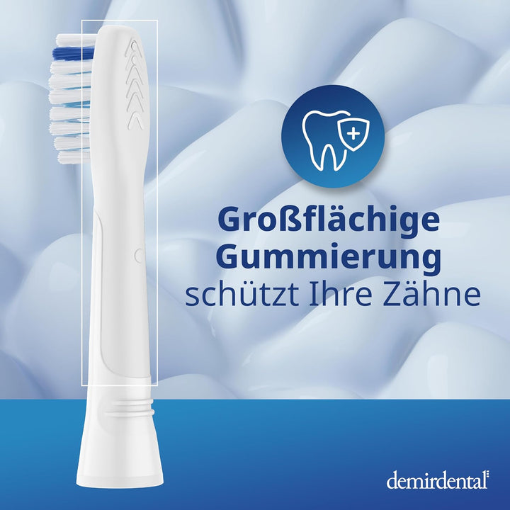 Sensitive Aufsteckbürsten von demirdental für Oral-B Pulsonic, weiche Ersatzbürsten, auch für Slim O