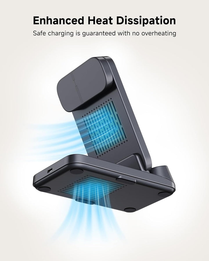 SwanScout Induktive Ladestation, Wireless Charger für Samsung Galaxy S25 Ultra/S25+/S25/Z Fold/Z Fli