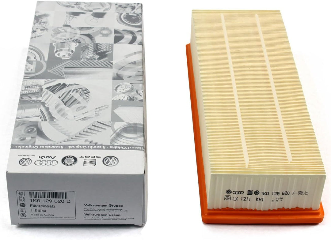Original Volkswagen VW Ersatzteile Luftfilter, Original VW