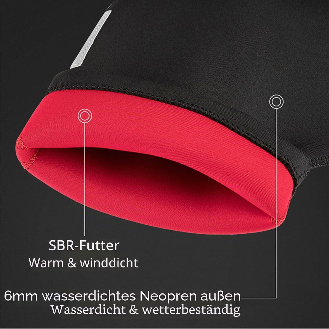 doorslay Winter Fahrrad Lenker Warme Handschuhe Winddicht Fahrrad Fäustlinge Kaltes Wetter Pendeln N