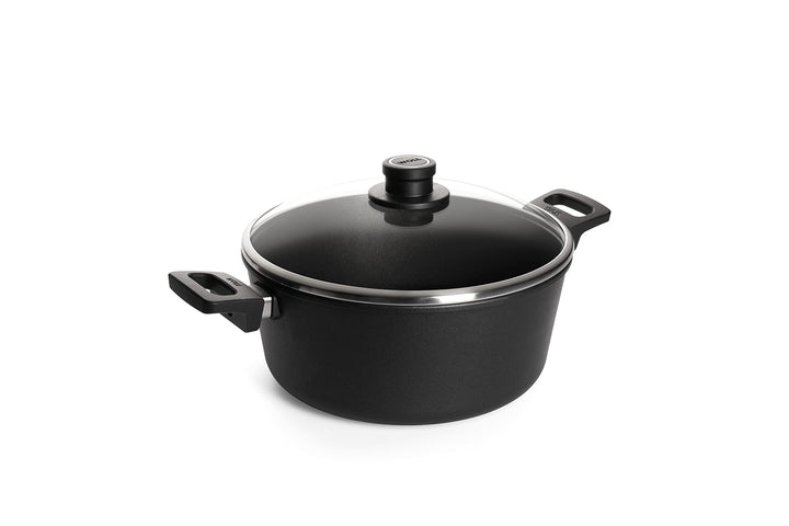 Woll 128ILL Induction Line Gusstopf ø 28 cm, 12 cm hoch, 6.0 Liter mit 2 Seitengriffen inklusiv Sich