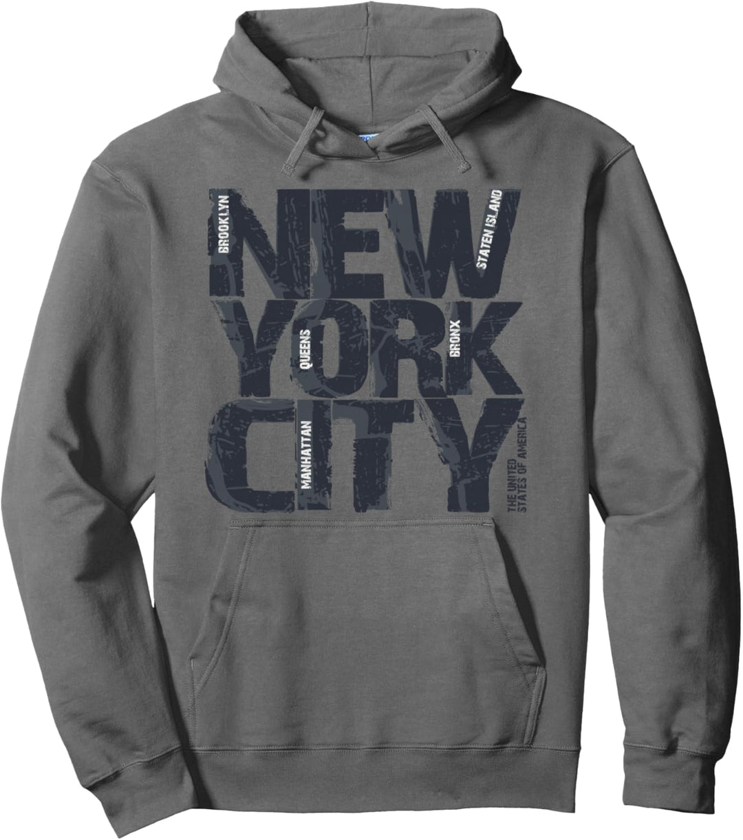 Vintage New York City Style Tee, Cool New York City Fashion Pullover Hoodie