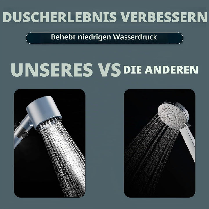 Duschkopf mit Schlauch,Duschbrause mit Filter,Handbrause mit Stoppfunktion,Hochdruck Handbrause mit