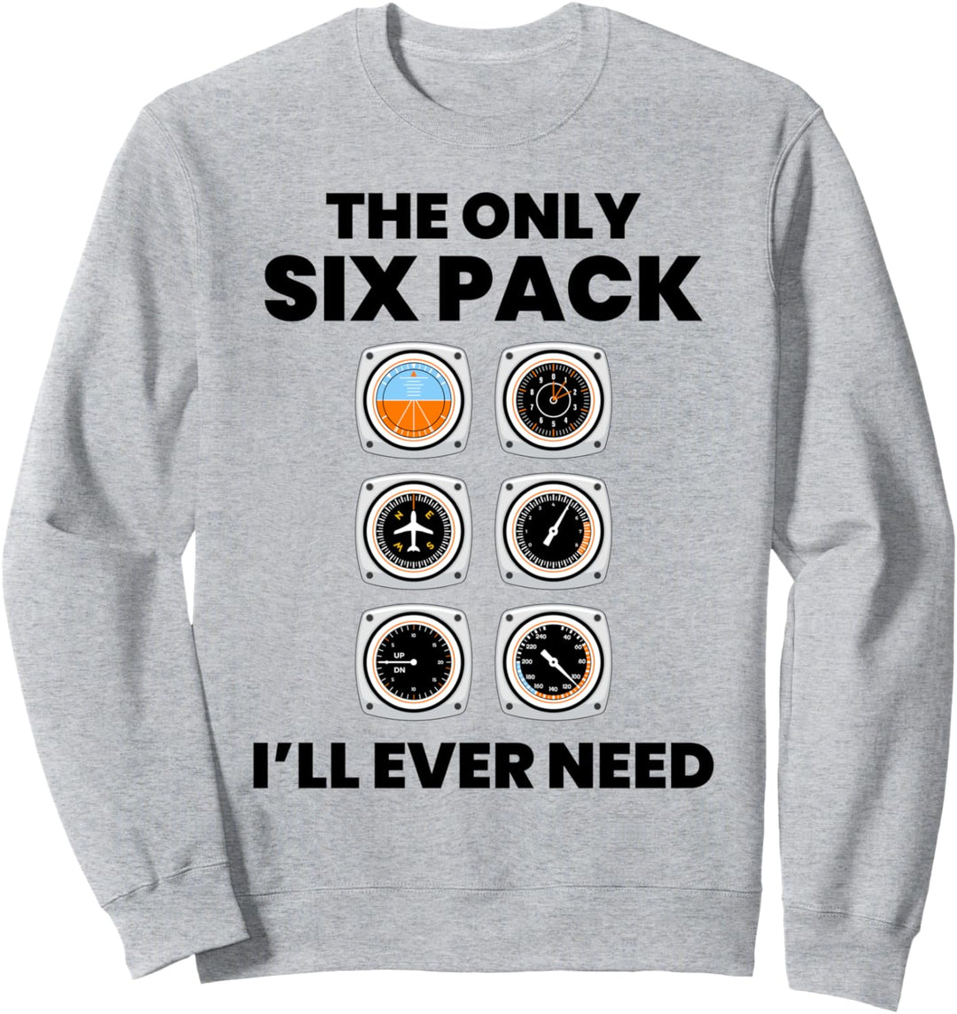 Pilot Geschenk Grafik Flugzeug Fliegen Geschenkidee Piloten Sweatshirt