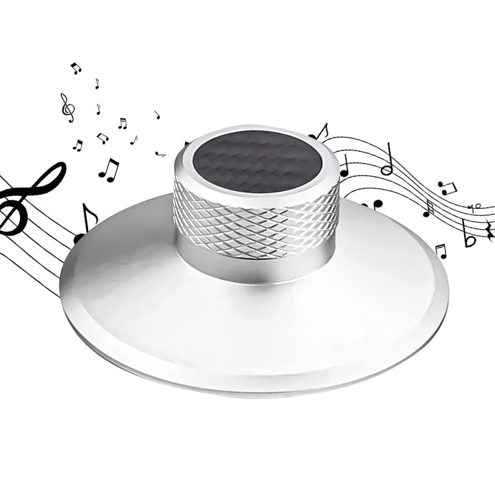 Brollitest Carbonfaser-Schallplattengewichtsscheibe, Vinyl-Gewichtsstabilisator, Schallplattenklamme