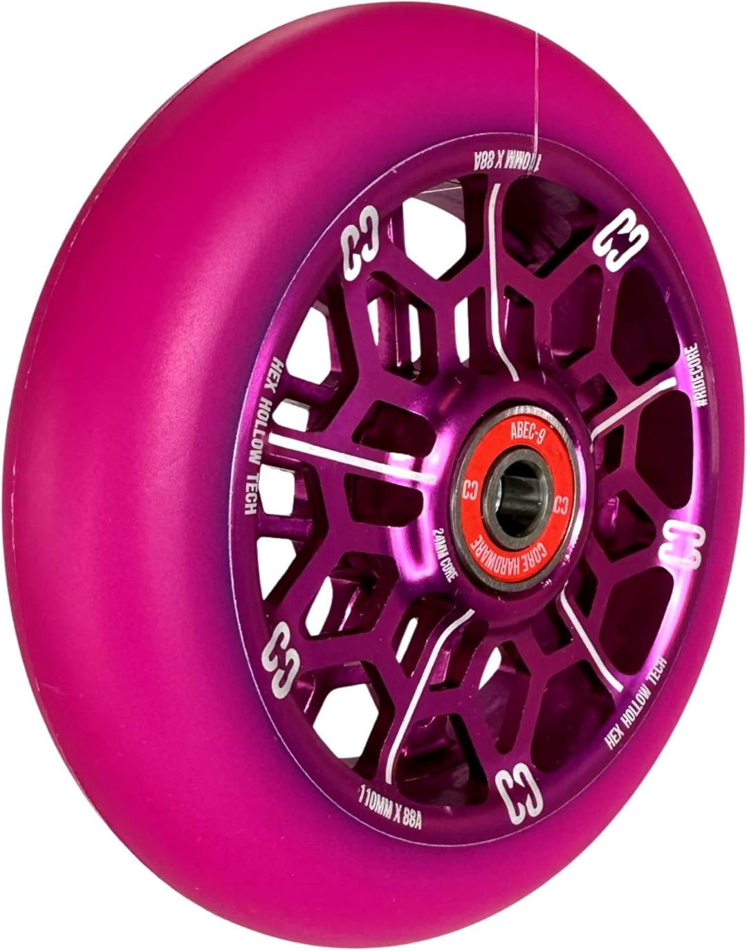 Core Hex Hollow Stunt-Scooter Rolle 110mm I Kinder I Trick I Tret I Roller I Rollen I Rad I Ersatz I