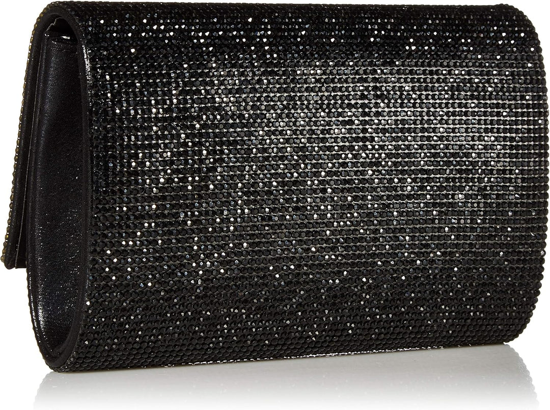 Jessica McClintock Damen Alexis Sparkle and Shine Clutch, Einheitsgrösse Schwarz, Schwarz