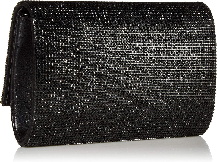 Jessica McClintock Damen Alexis Sparkle and Shine Clutch, Einheitsgrösse Schwarz, Schwarz