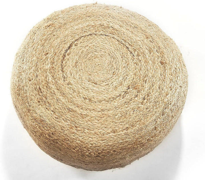 Kobolo Sitzpouf Pouf Bodenhocker - Soul - aus Jute mit Baumwollfüllung