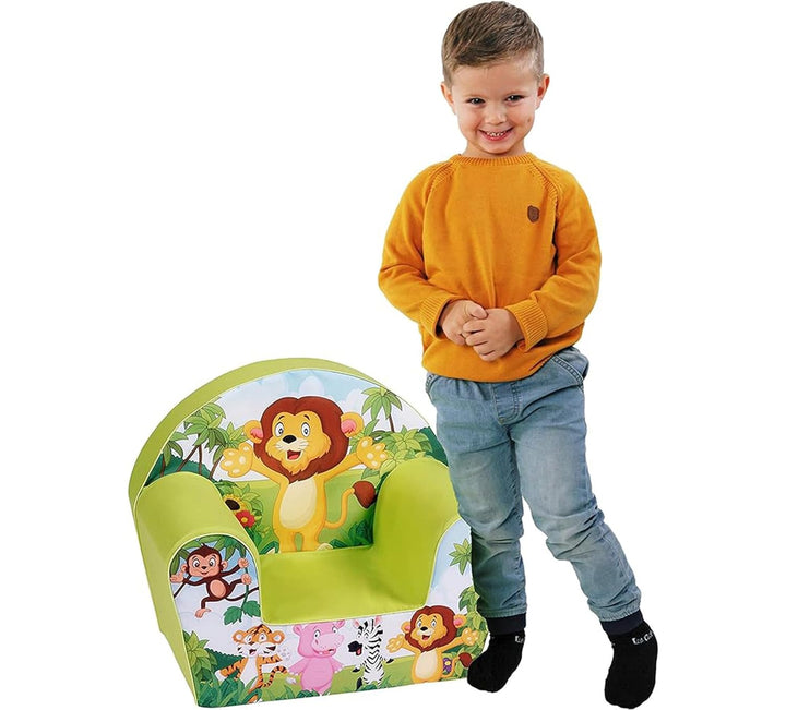 Delsit Kinder Sessel mit Schaumstofffüllung - Kindersessel Mädchen und Jungen Babysessel mit Abnehmb