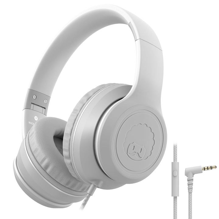 RockPapa L22 Kinder kopfhörer, Kabel Kopfhörer für Kinder, 3,5 mm Aux Jack, Verstellbares Stirnband