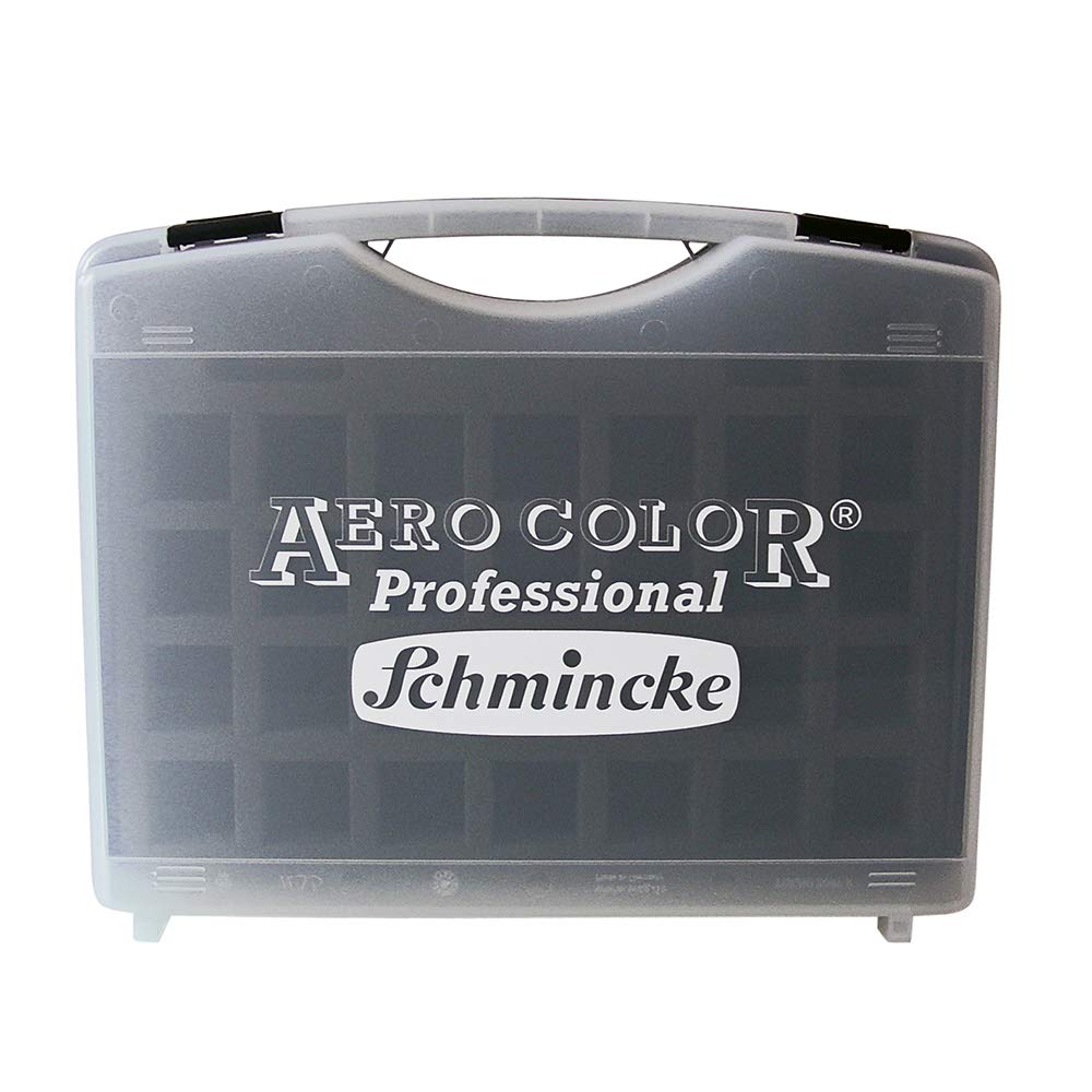 Schmincke - AERO COLOR Kunststoff-Koffer für 24 x 28 ml Flaschen, 81 924 097, zur individuellen Best