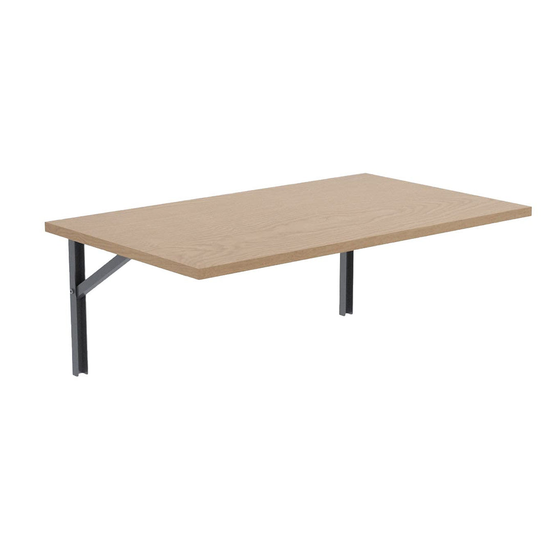 AKKE Klapptisch Wandklapptisch Esstisch - Klappbar Faltbar Platzsparend - Rechteckig - 100cm x 50cm